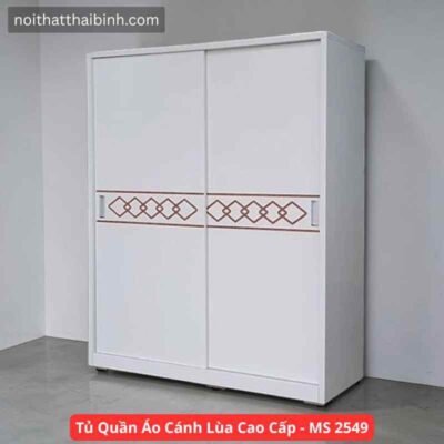 Tủ Quần Áo Cánh Lùa Cao Cấp MDF Lõi Xanh Chống Ẩm Bền Đẹp