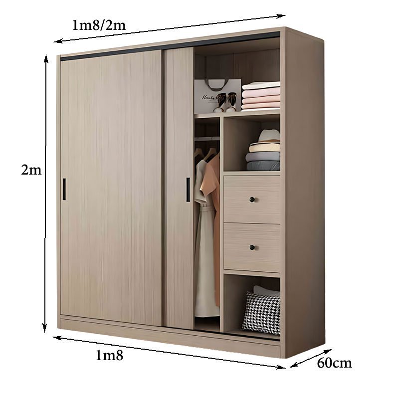 Tủ áo cánh trượt MS 3193 - Ảnh 4