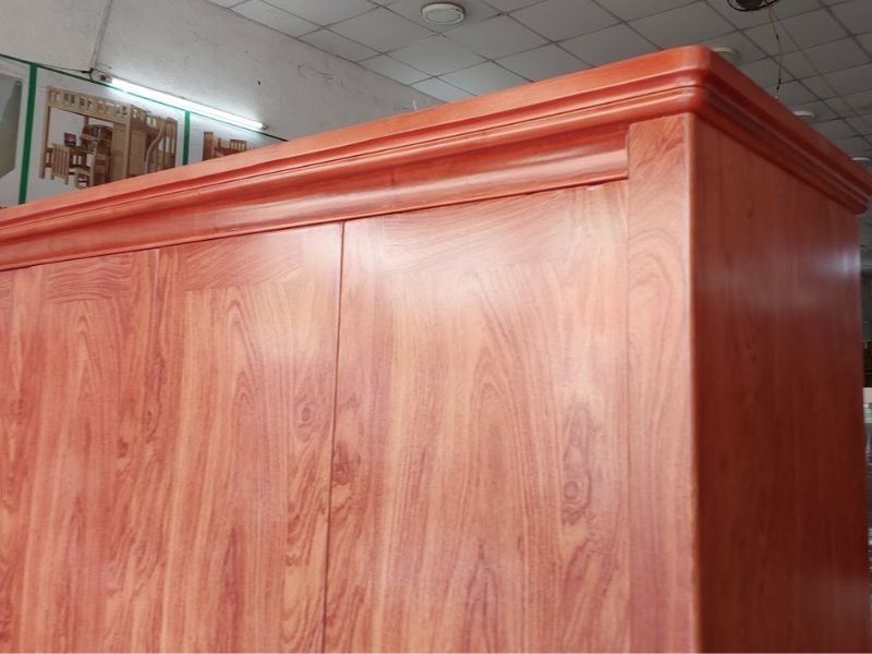 Tủ gỗ đựng quần áo gỗ tự nhiên vân hương đá MS 3074 - Ảnh 4