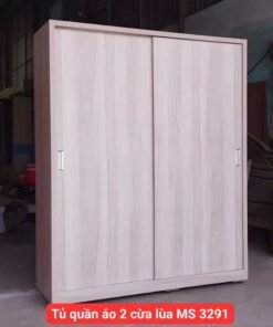Tủ quần áo 2 cửa lùa MS 3291