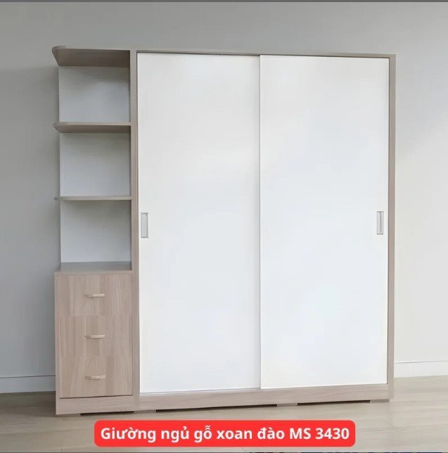 Tủ quần áo cánh lùa hiện đại MS 3431