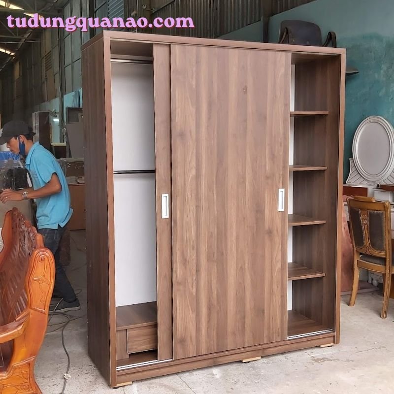 Tủ Quần Áo Cửa Lùa Hiện Đại MS 1297 - Giá Tốt Tại TPHCM