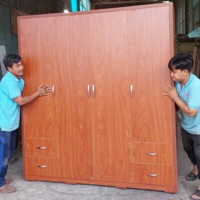 Tủ quần áo mdf vân gỗ hiện đại MS 3471
