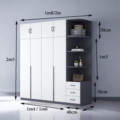 Alternative view of Mẫu tủ quần áo đẹp hiện đại MS 3207