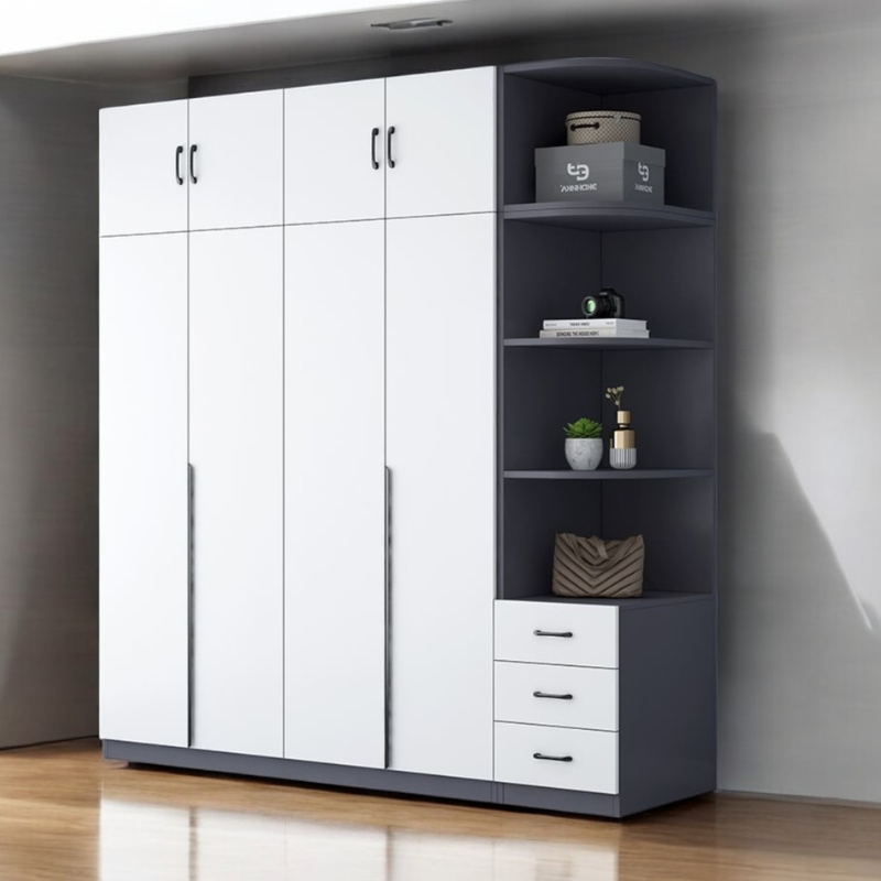 Mẫu tủ quần áo đẹp hiện đại MS 3207 - Ảnh 4