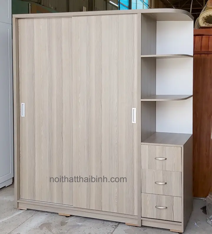 Tủ quần áo cánh lùa hiện đại MS 1233 - Ảnh 2