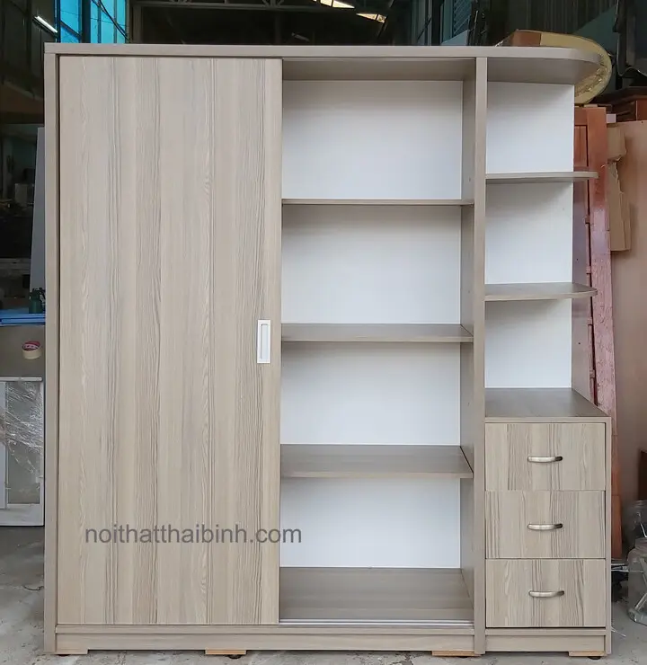 Tủ quần áo cánh lùa hiện đại MS 1233 - Ảnh 3