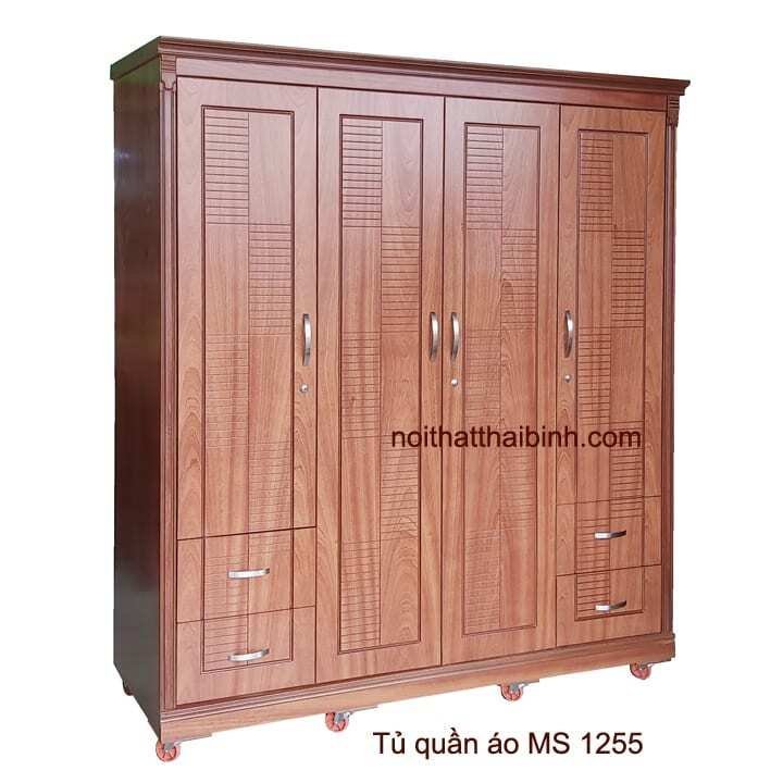 Tủ quần áo MS 1255 Giá bán = 8.500.000 đ giảm còn = 7.500.000 đ