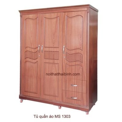 Tủ quần áo đẹp 1m6 MS 1303 Giá bán = 7.500.000đ giảm còn = 6.500.000đ