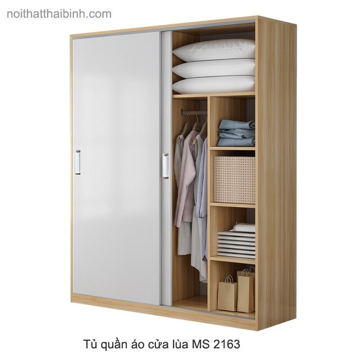 Tủ quần áo cửa lùa hiện đại MS 2163