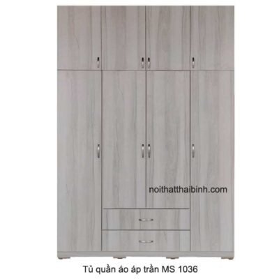 Tủ quần áo áp trần cao cấp MS 1036 Giá bán = 12.500.000 đ
