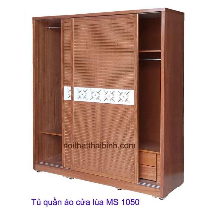Tủ quần áo cửa lùa đẹp MS 1050 Giá bán = 8.500.000 đ