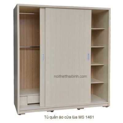 Tủ áo cánh trượt đẹp MS 1461 Giá bán= 8,000,000đ giảm còn= 7,000,000đ