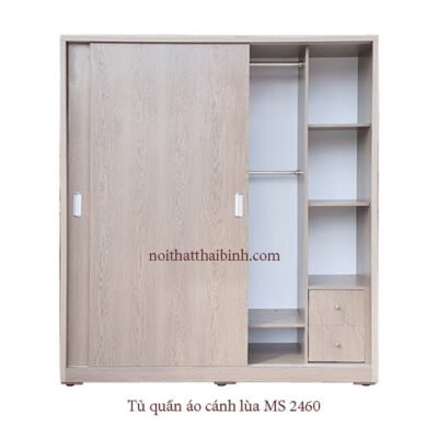Tủ quần áo cửa lùa MS 2460