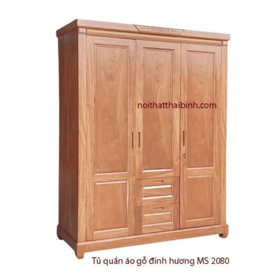 Tủ quần áo gỗ Đinh Hương MS 2080