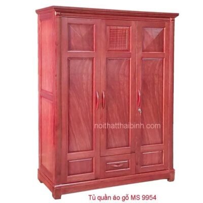 Tủ quần áo gỗ gội MS 9954 Giá bán = 12.500.000 đ