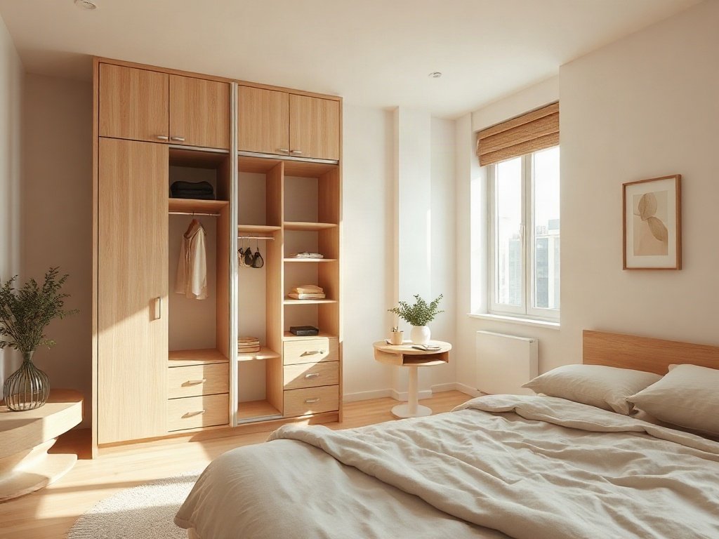 Tủ quần áo mini thông minh cho phòng trọ