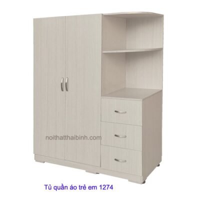 Tủ quần áo trẻ em đẹp MS 1247 Giá bán = 5.500.000đ giảm còn = 4.500.000đ